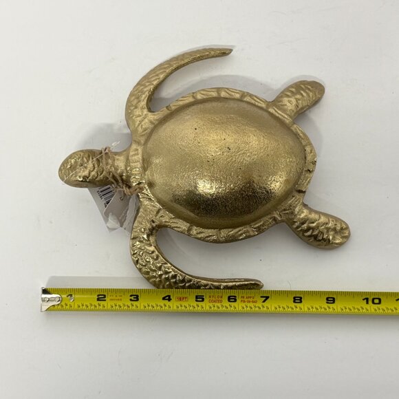 Brass Turtle Decor Access Home Animal Sculpture - Picture 5 of 6